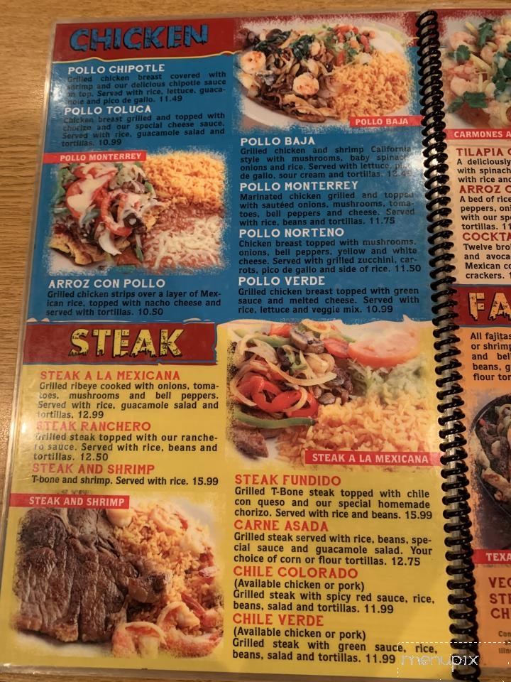 Agaves - Hebron, KY menu_pic