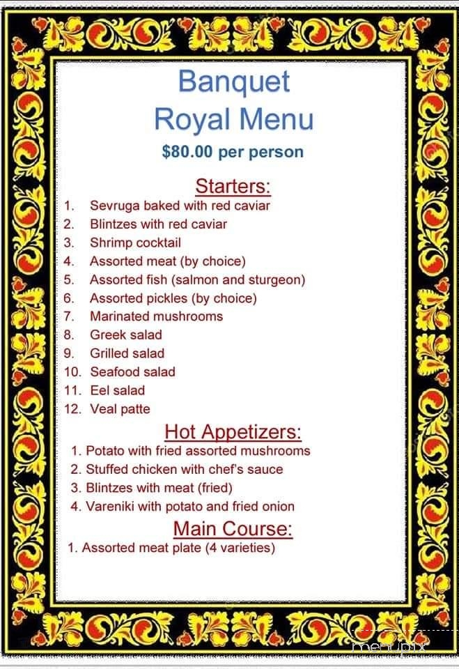 Kashtan - West Hollywood, CA menu_pic