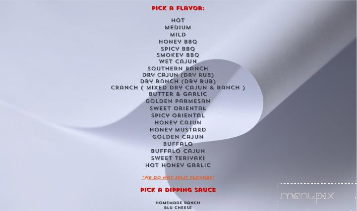 Vinnie's Pizzeria - Findley Lake, NY menu_pic