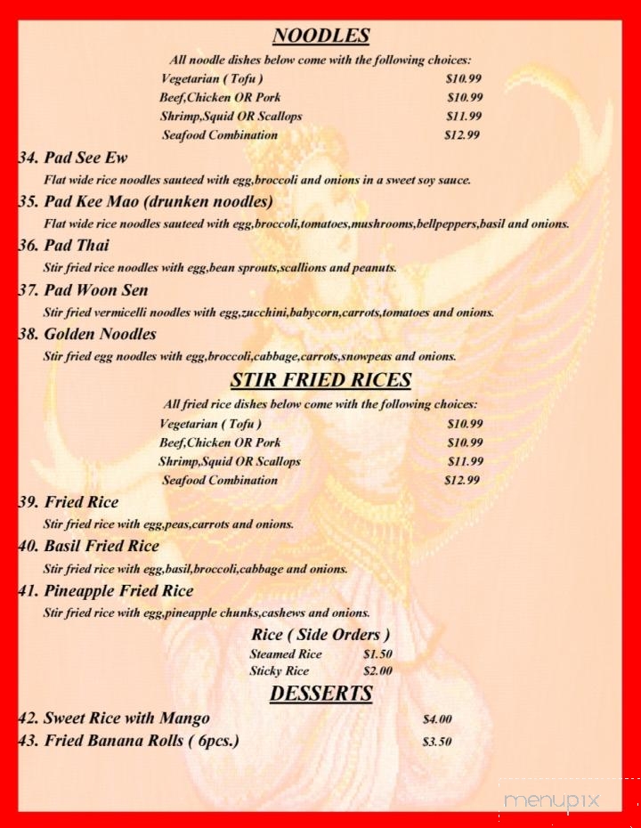 Tenten Thai - North Wilkesboro, NC menu_pic