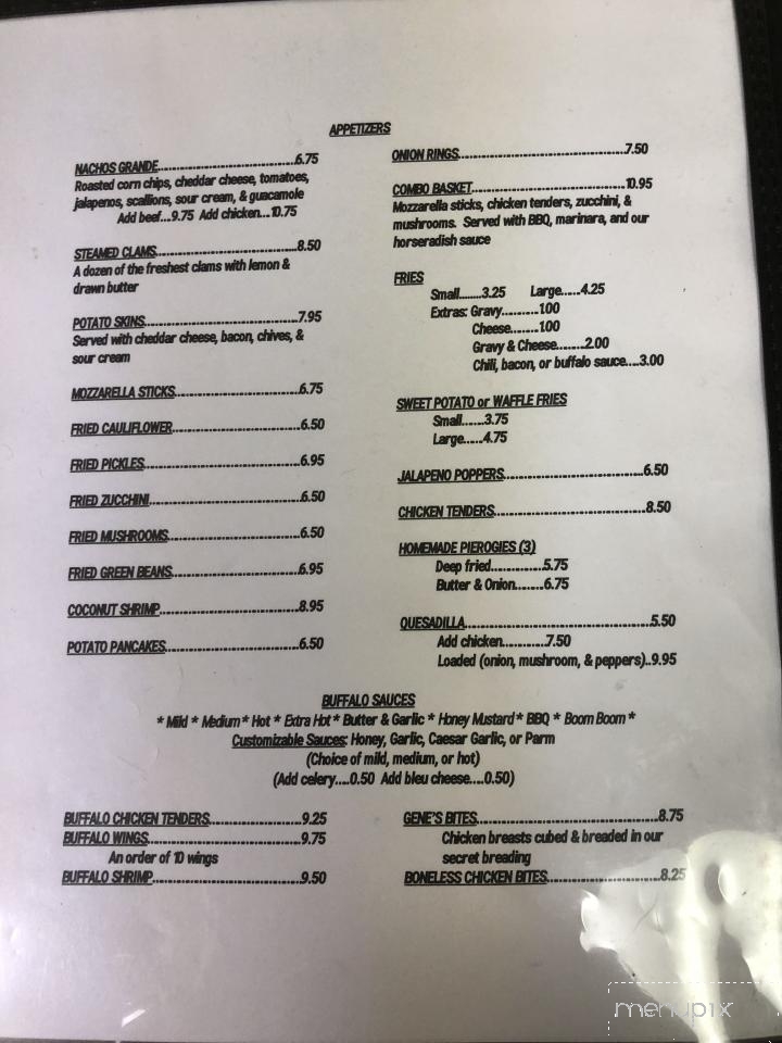 Wildcat Saloon and Eatery - Archbald, PA menu_pic