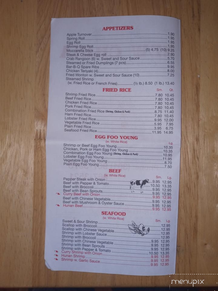 New China Carryout - Capitol Heights, MD menu_pic