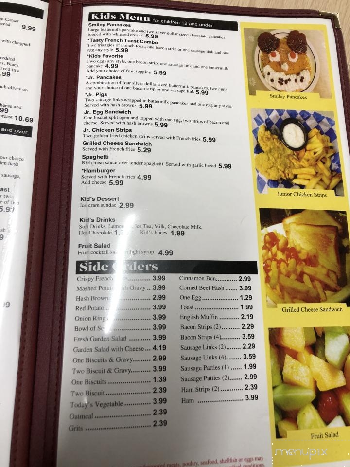 Family Pancake House - Dallas, TX menu_pic