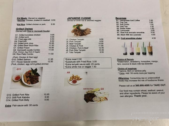 Asian Grill and More 1 - Mount Vernon, WA menu_pic