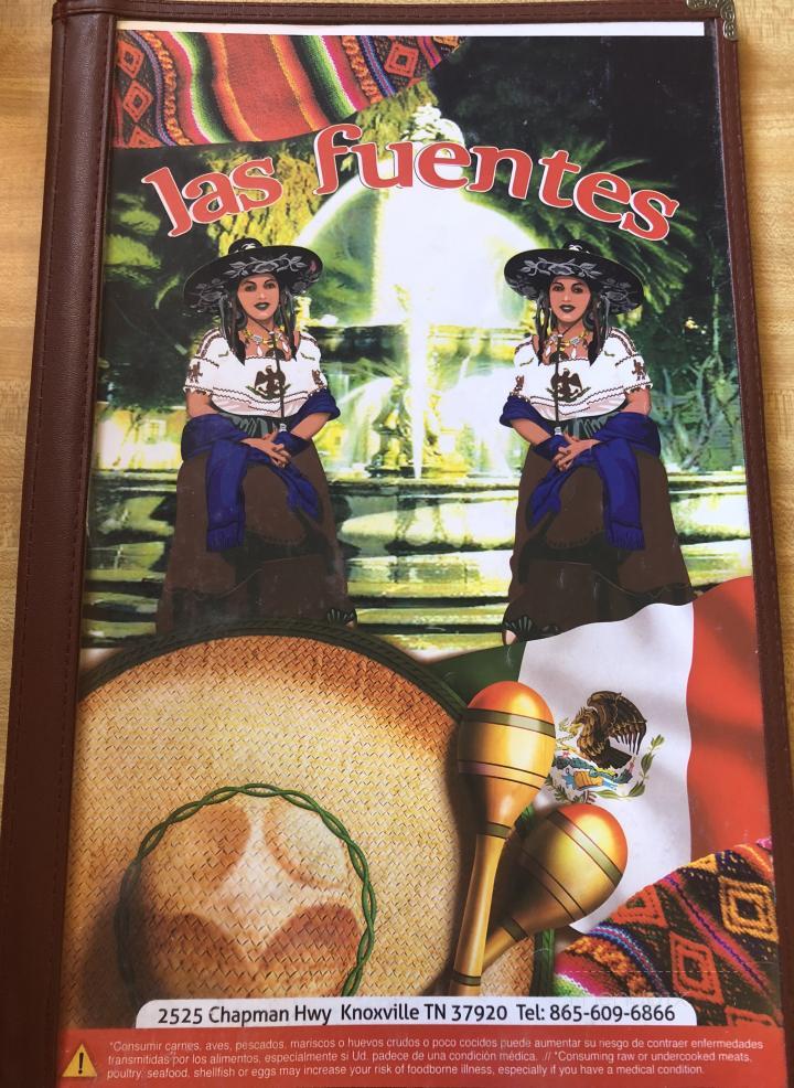 Las Fuentes Mexican Restaurant - Knoxville, TN menu_pic