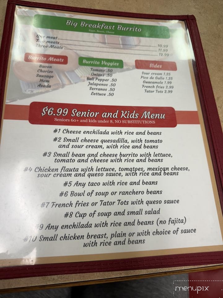 Sol Azteca Taqueria Y Mas - Commerce, TX menu_pic