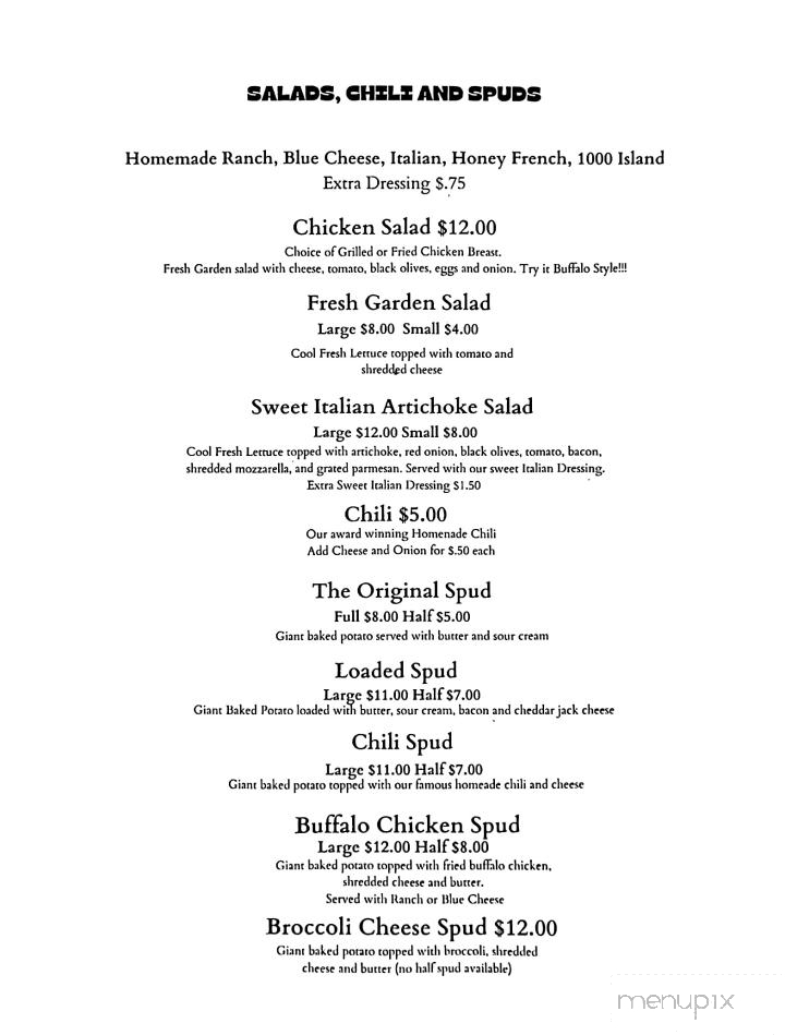 The Corner Chill & Grill - Belleville, IL menu_pic