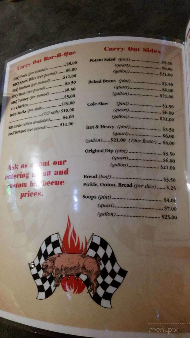Hickory Pit Stop - Evansville, IN menu_pic