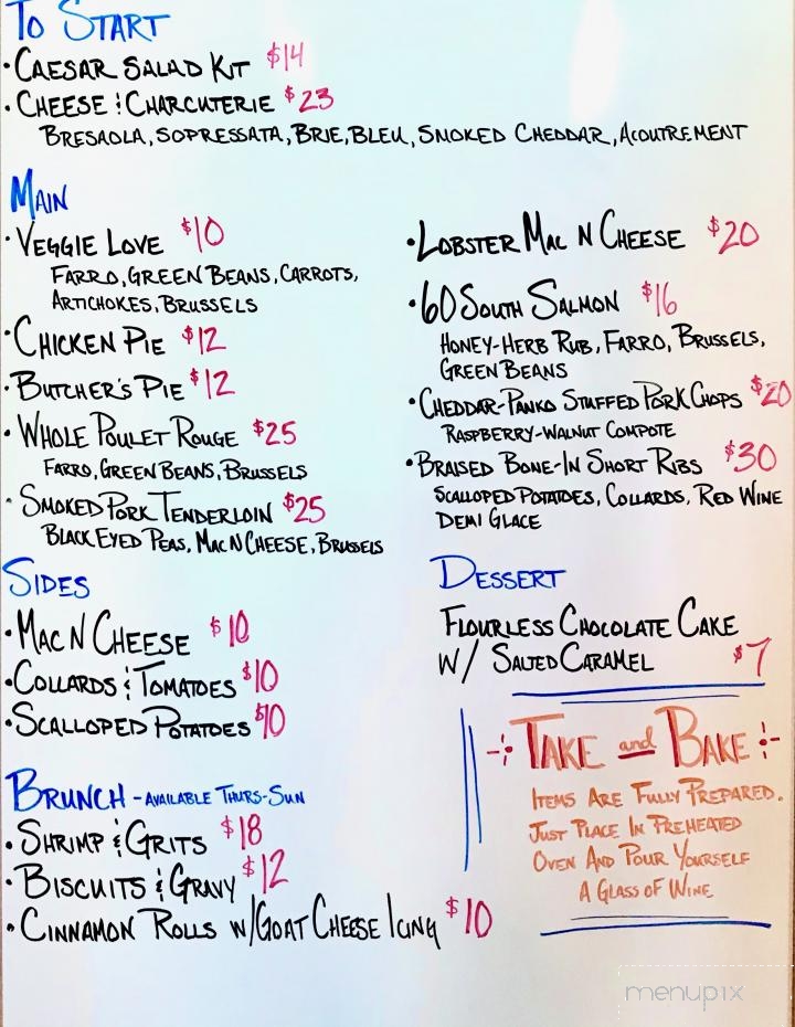 Vin 205 - Winston Salem, NC menu_pic