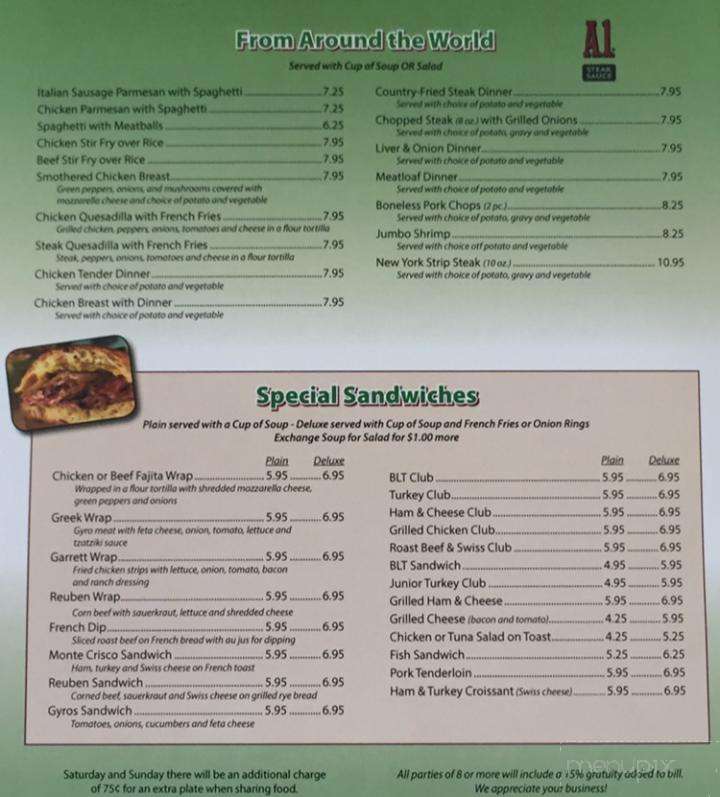 Garrett House Of Pancakes - Garrett, IN menu_pic