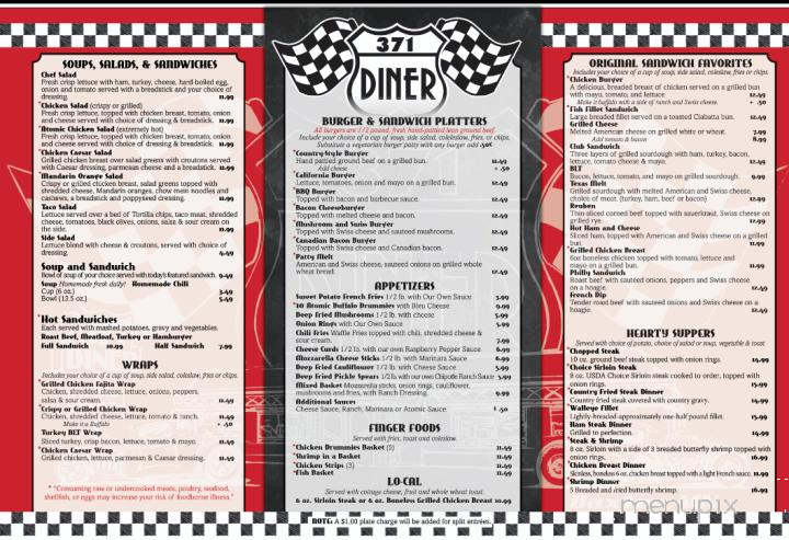 371 Diner - Baxter, MN menu_pic