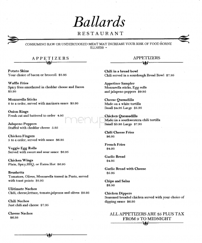 Ballards Restaurant - Durham, NH