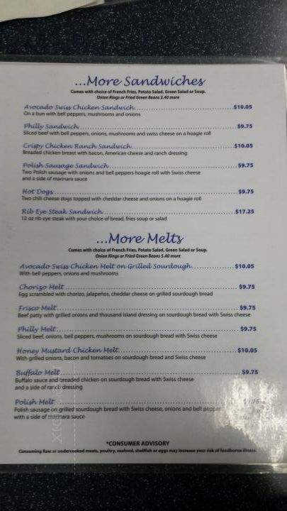 Mike & Ronda's - Flagstaff, AZ menu_pic