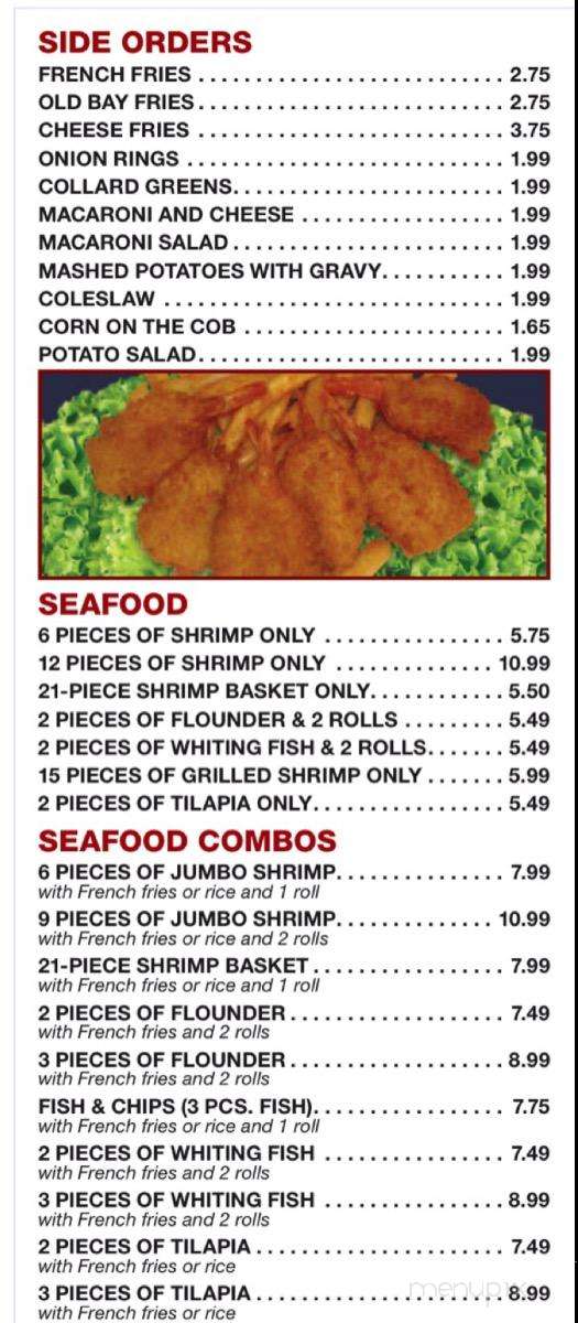 N Y Fried Chicken - Bear, DE menu_pic