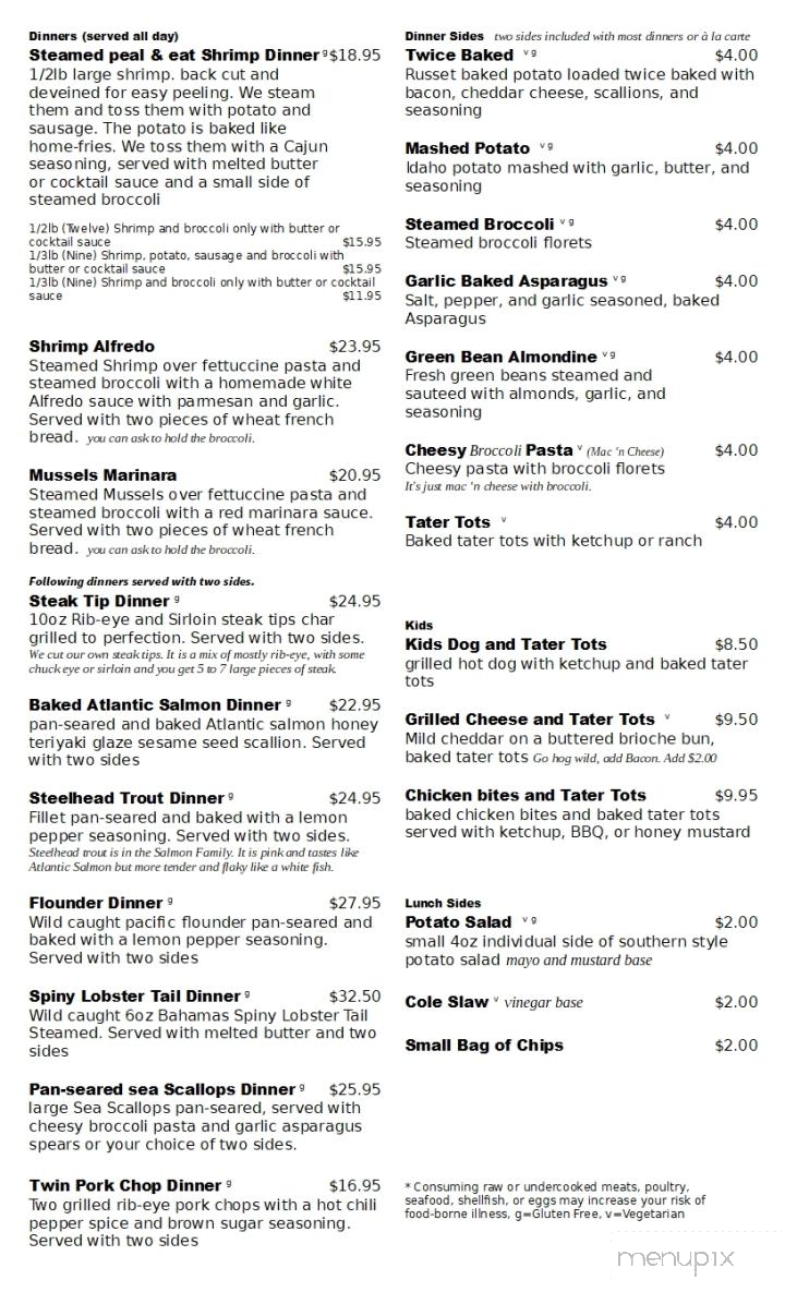 Captain Cooks - Washington, NC menu_pic
