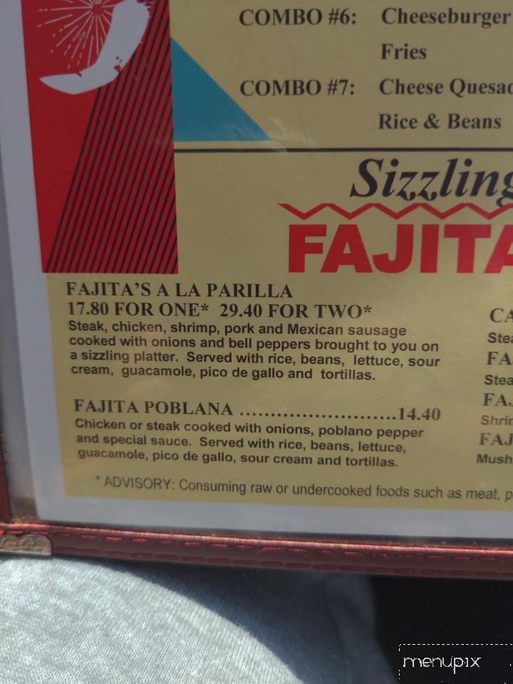 Taxco Mexican Restaurant - Atlanta, GA menu_pic
