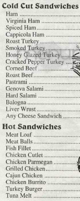 Collamer Stop & Shop - East Syracuse, NY menu_pic