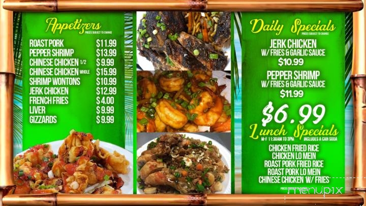 Alvin's Cuisine - Orlando, FL menu_pic