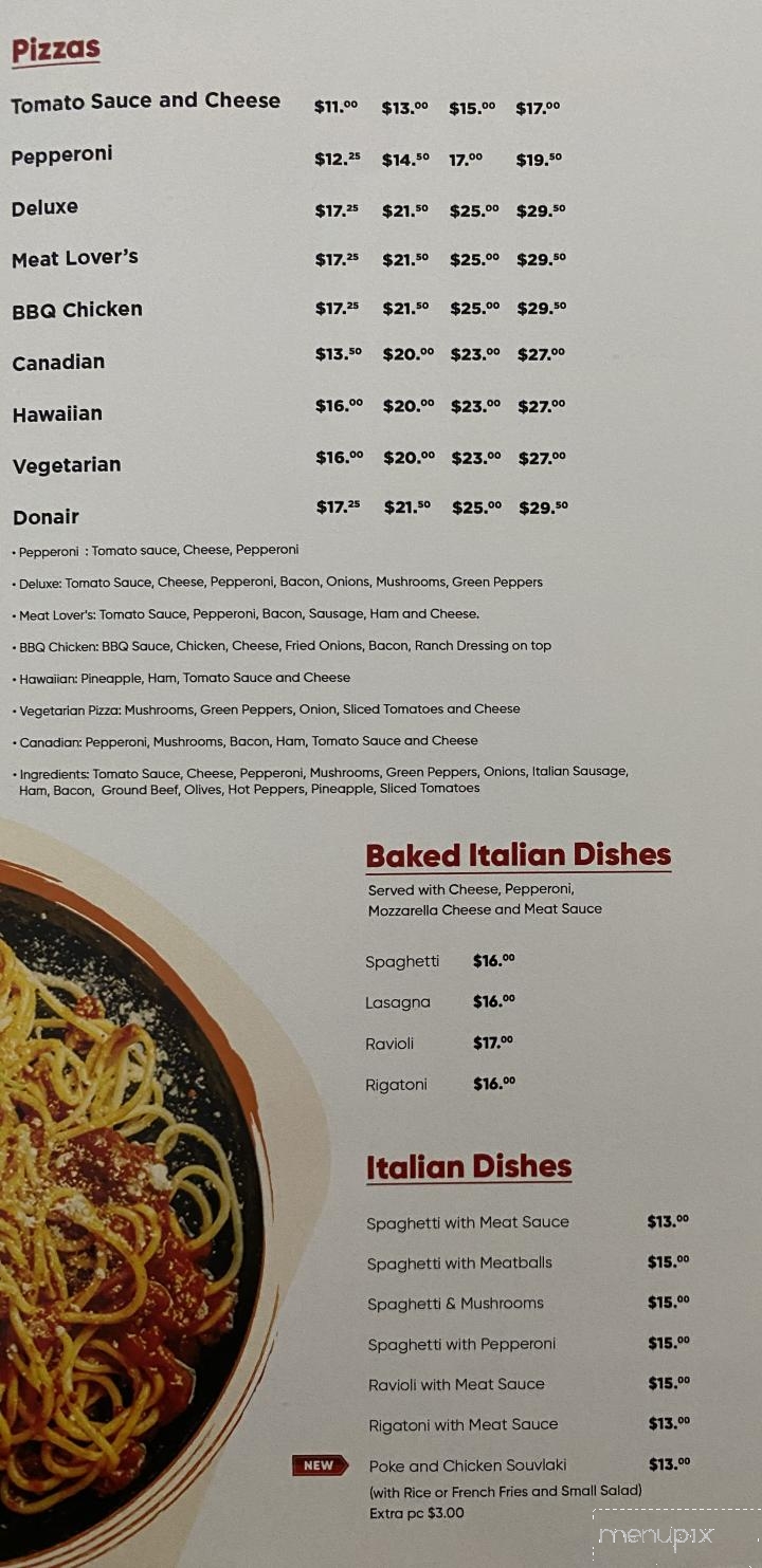 Papa Larry's Restaurant - Prescott, ON menu_pic