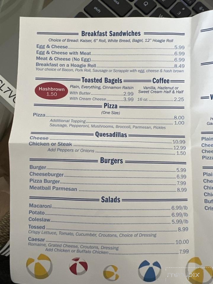 Arnold's Family Market - North Wildwood, NJ menu_pic