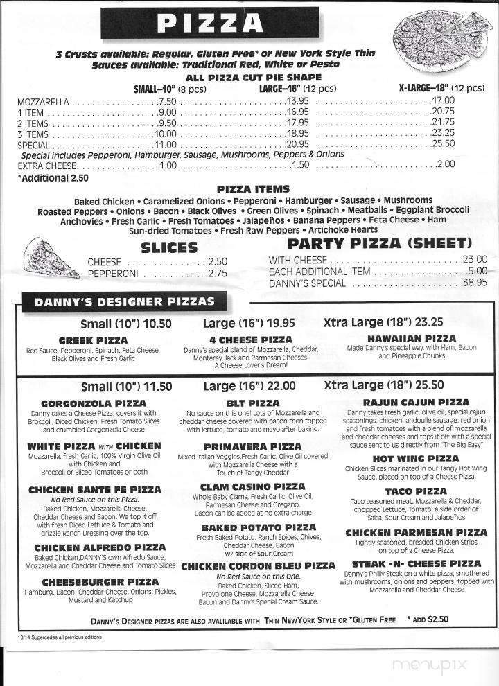 Frankie's Firehouse Enfield - Enfield, CT menu_pic