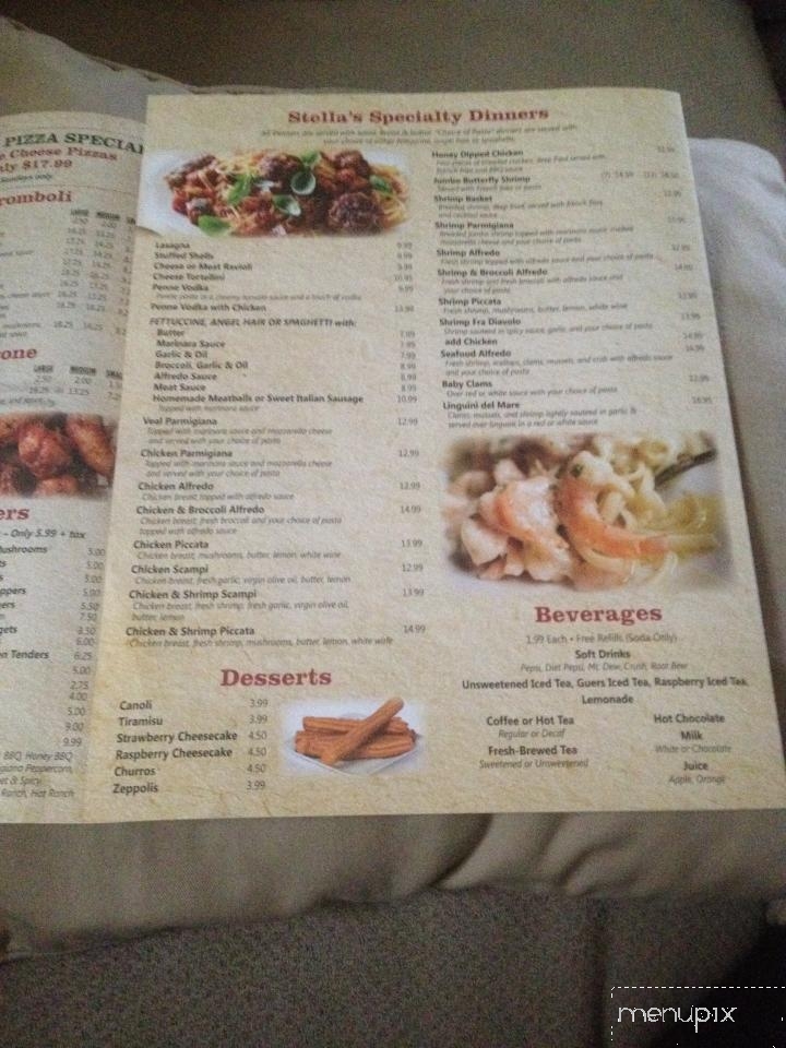 Irena Mexican & Italian Restaurant - Auburn, PA menu_pic