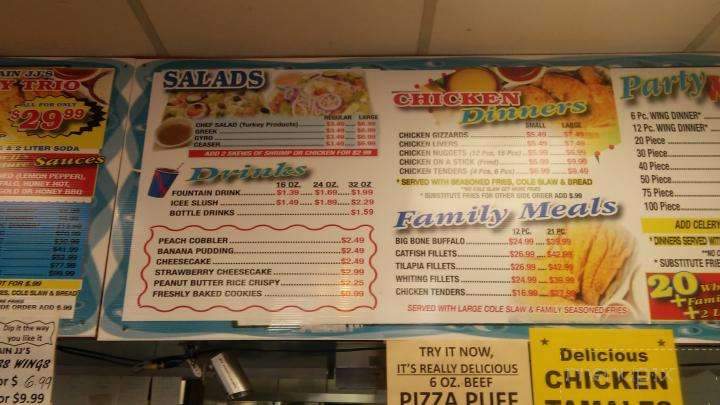 JR Fish & Chicken - Memphis, TN menu_pic