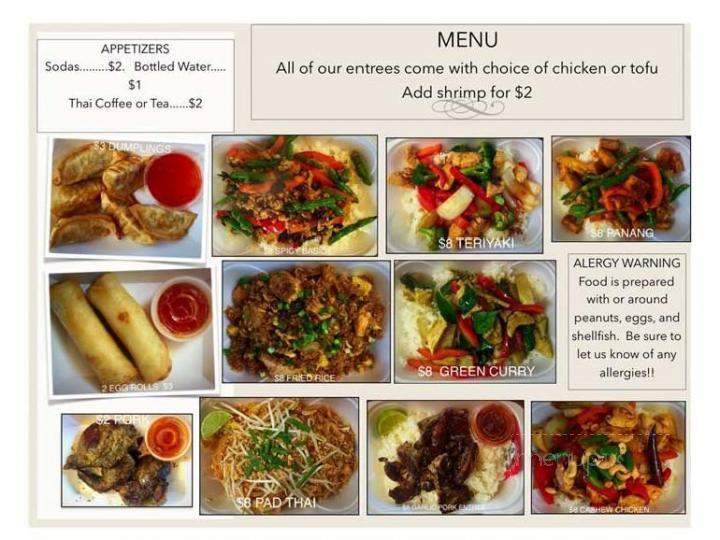 Muay Thai Mobile Kitchen - Indianapolis, IN menu_pic