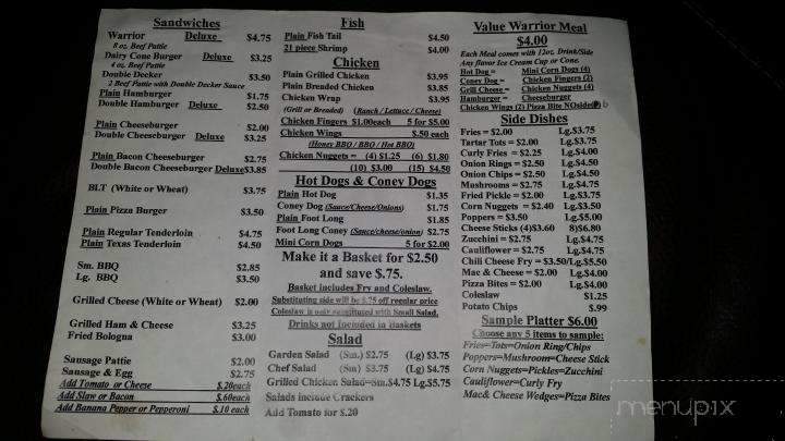 Frankfort Dairy Cone - Frankfort, OH menu_pic