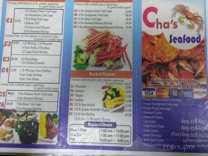 Cha's Seafood - Trenton, NJ