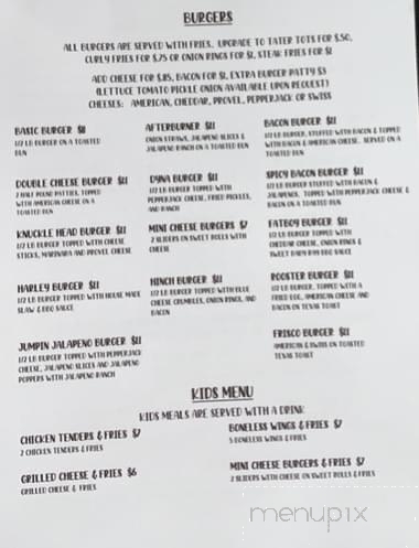 Fat Boy's Saloon & Grill - De Soto, MO menu_pic