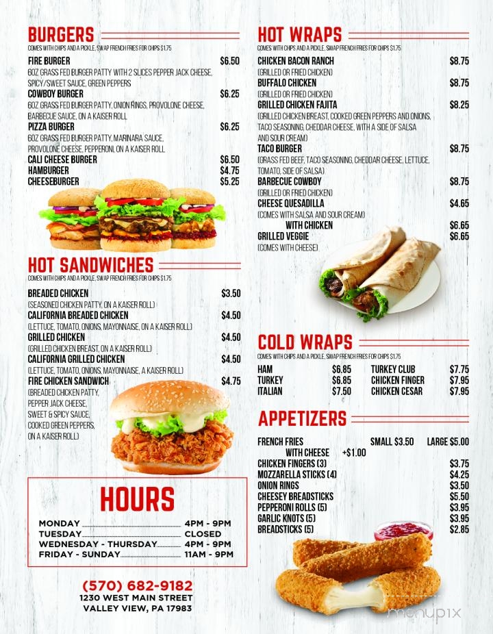 Prima Pizzeria Restaurant - Valley View, PA menu_pic
