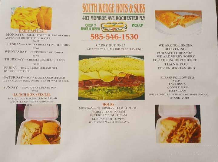 South Wedge Hots and Subs - Rochester, NY