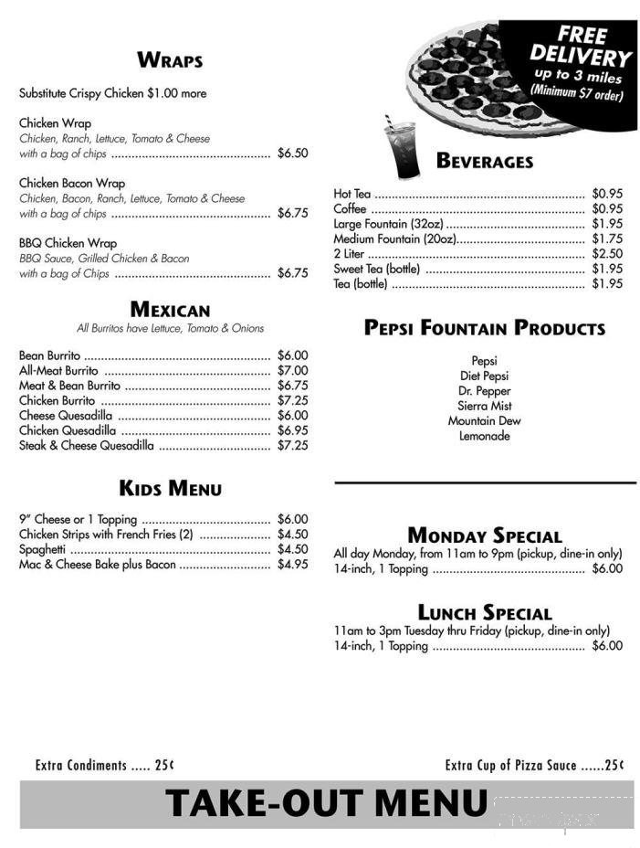 R&D's Pizzeria - Nashville, MI menu_pic