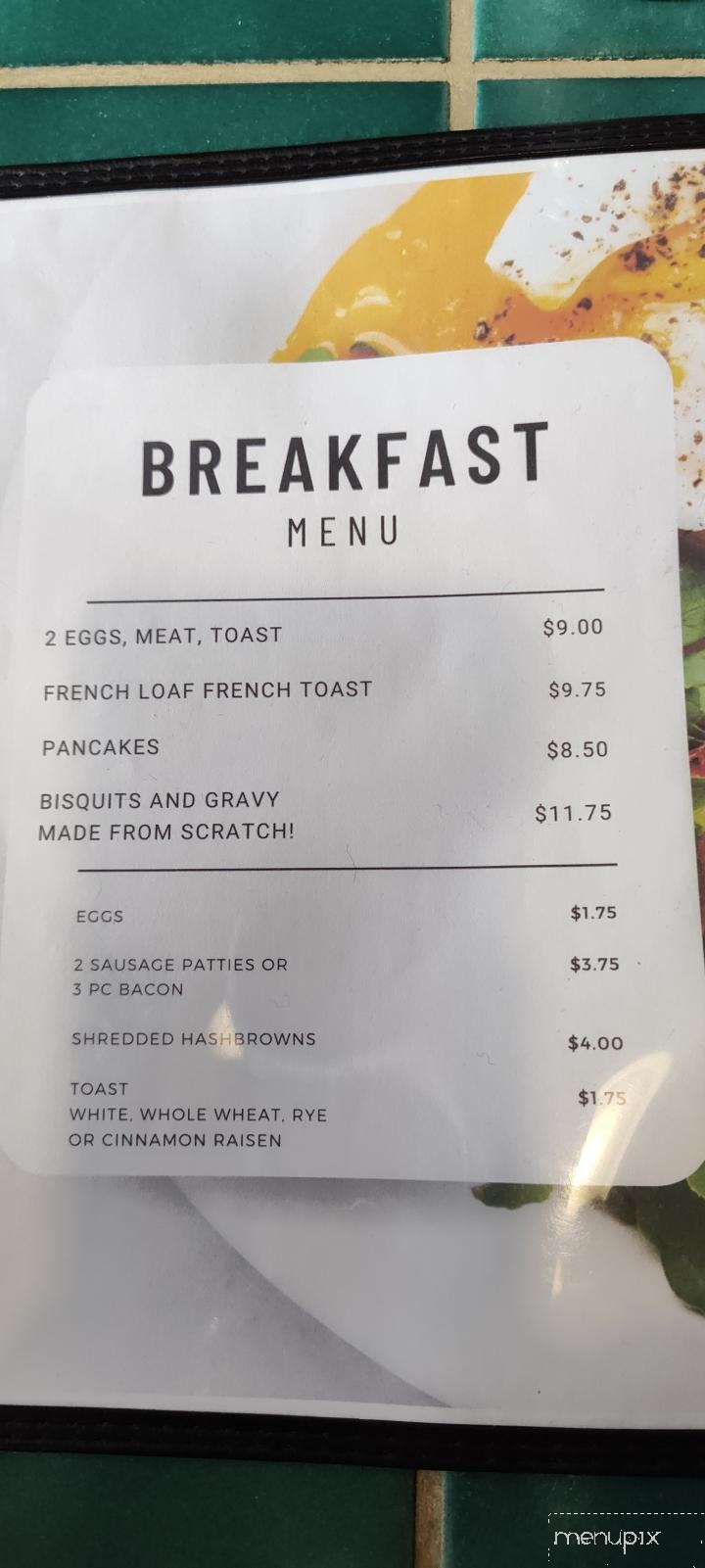 Stockyard Cafe - Ravenna, MI menu_pic