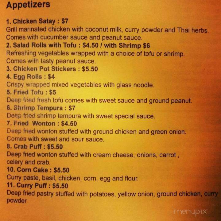 Ploy's Thai Food - Portland, OR menu_pic