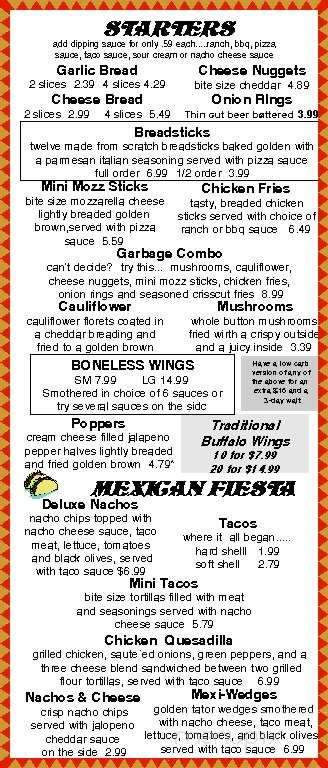 Pizza Factory - Epworth, IA menu_pic