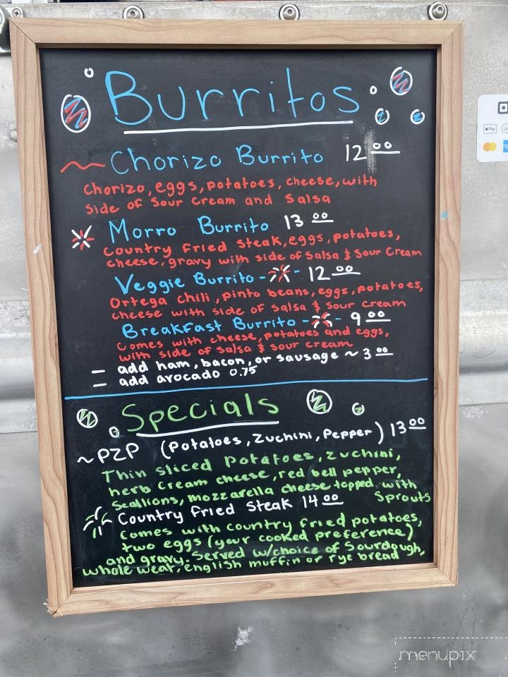 Baby'O Cafe - San Luis Obispo, CA menu_pic