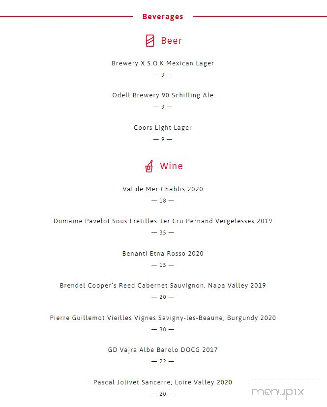 Aspenx Cafe - Aspen, CO menu_pic