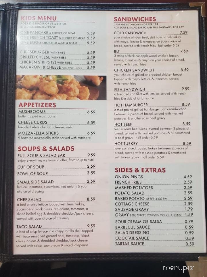 The 59’er - Detroit Lakes, MN menu_pic