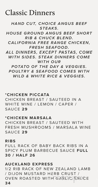 Friar Tuck's Restaurant & Bar - Nevada City, CA menu_pic