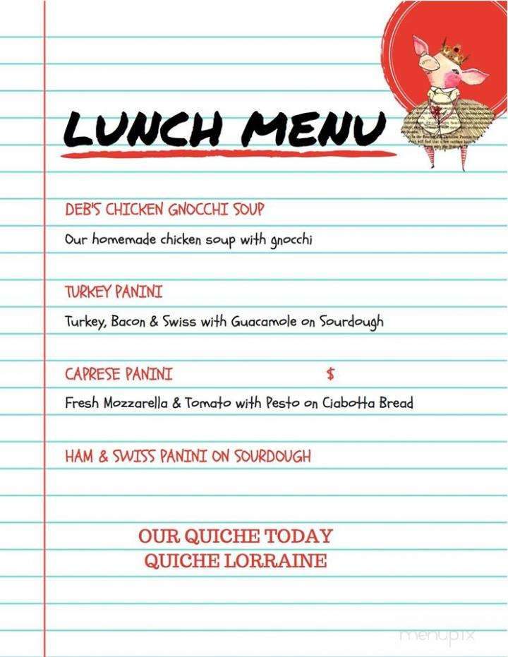 Pink Pig Cafe - Essex, NY menu_pic