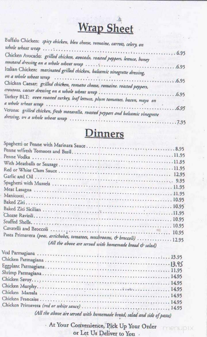 Livingston Pizza - Livingston, NJ menu_pic