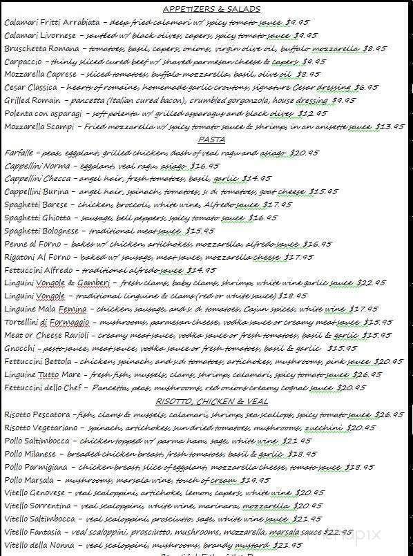 La Bettola - Yorba Linda, CA menu_pic