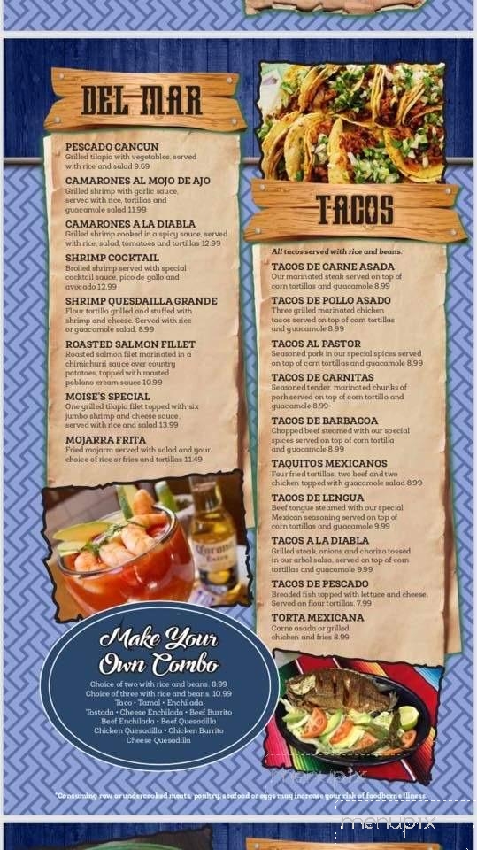 Mi Finca Mexican Restaurant - Wallace, NC menu_pic