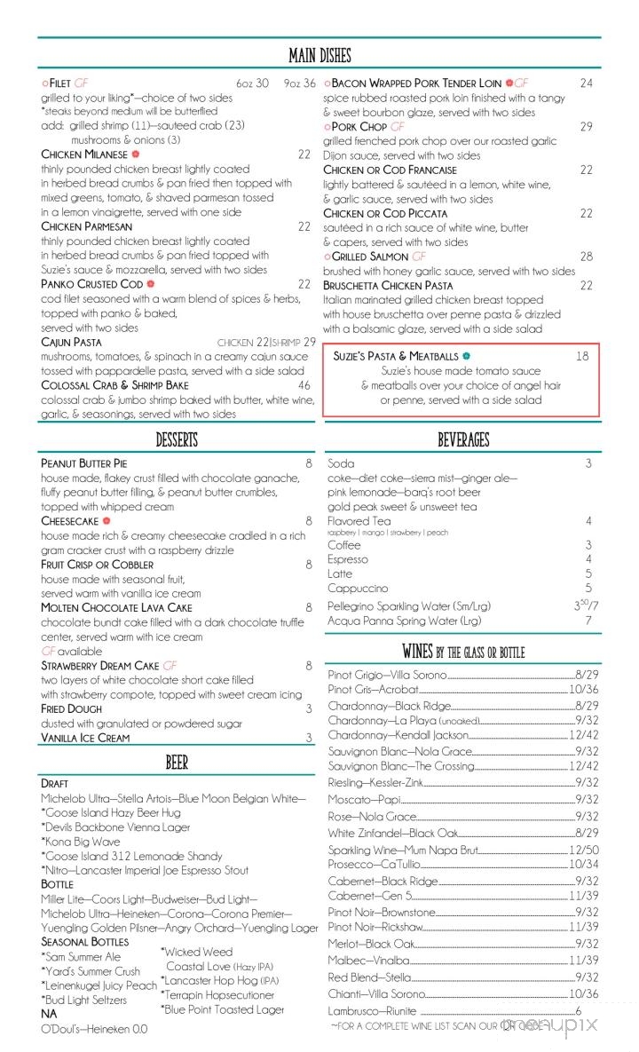 Four Blooms - Drums, PA menu_pic