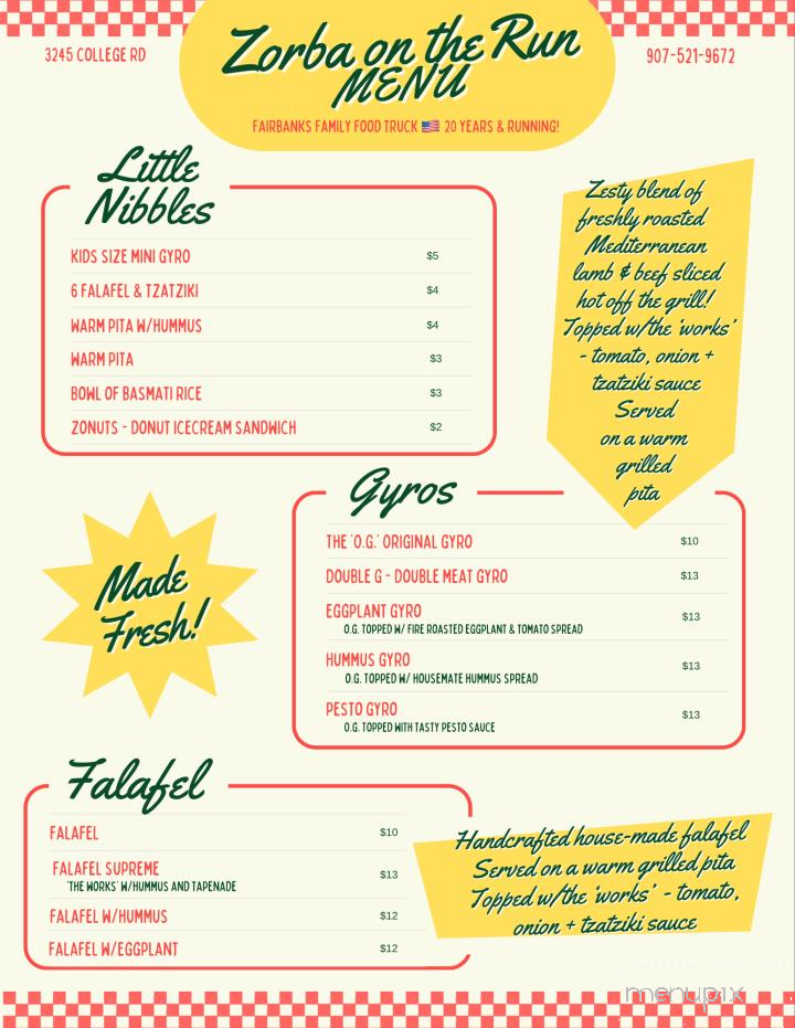 Zorba On The Run - Fairbanks, AK menu_pic