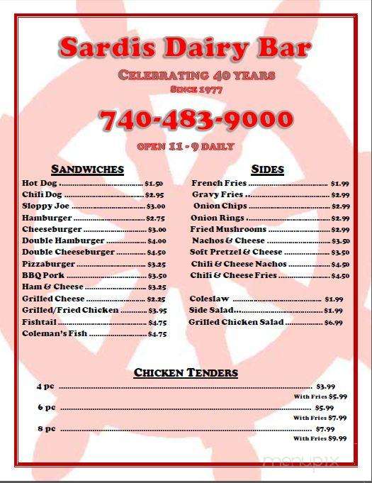 Sardis Dairy Bar - Sardis, OH