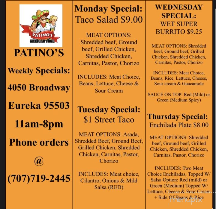 Patino's Mexican Food - Eureka, CA