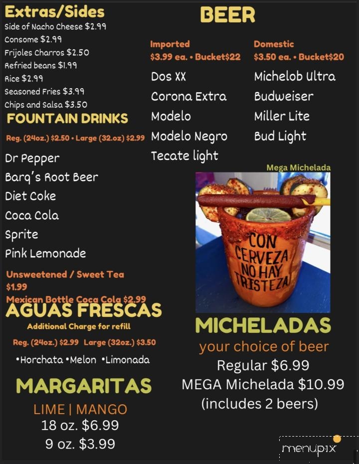 El Taco Spot - Lake Jackson, TX menu_pic